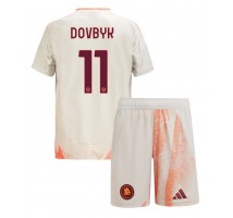 AS Roma Artem Dovbyk #11 Koszulka Wyjazdowa dzieci 2024-25 Krótki Rękaw (+ krótkie spodenki)